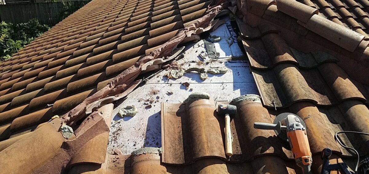 storm damage to tile roof in jacksonville fl